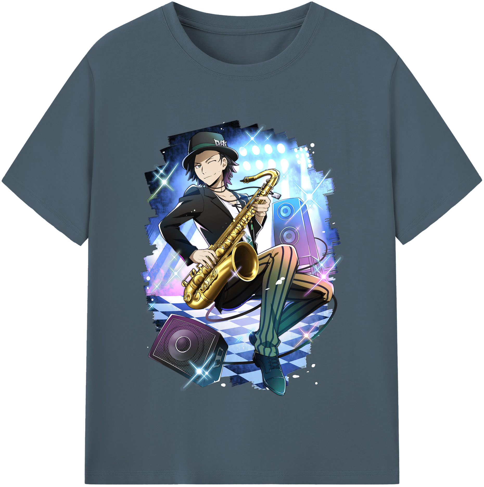 （画像用） 文豪ストレイドッグス Bungo Stray Dogs 綿100％半袖Tシャツ（フロントプリント）